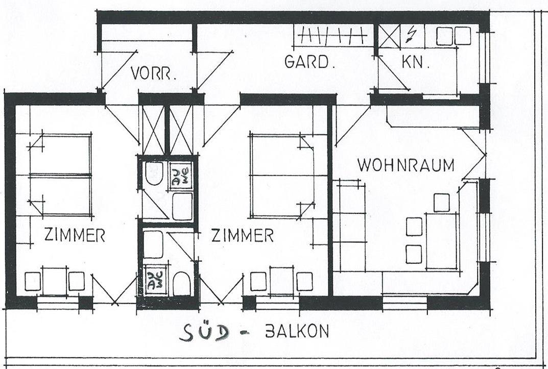 Grundriss Fewo Galtenberg