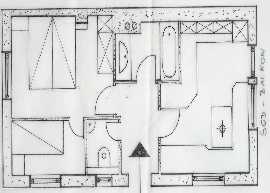 Layout Apartment Wiedersbergerhorn – Moahof in Alpbach